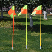 Soccer Corner Flag Set with ABS Mobile Base for Training and Exams