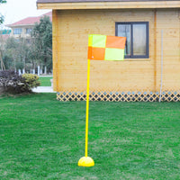 Soccer Corner Flag Set with ABS Mobile Base for Training and Exams