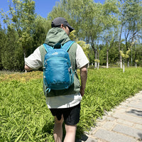 跨境新款户外大容量登山包男轻量化简约双肩背包女时尚出差运动包