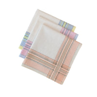 29cm Cotton Jacquard Handkerchief Set of 9