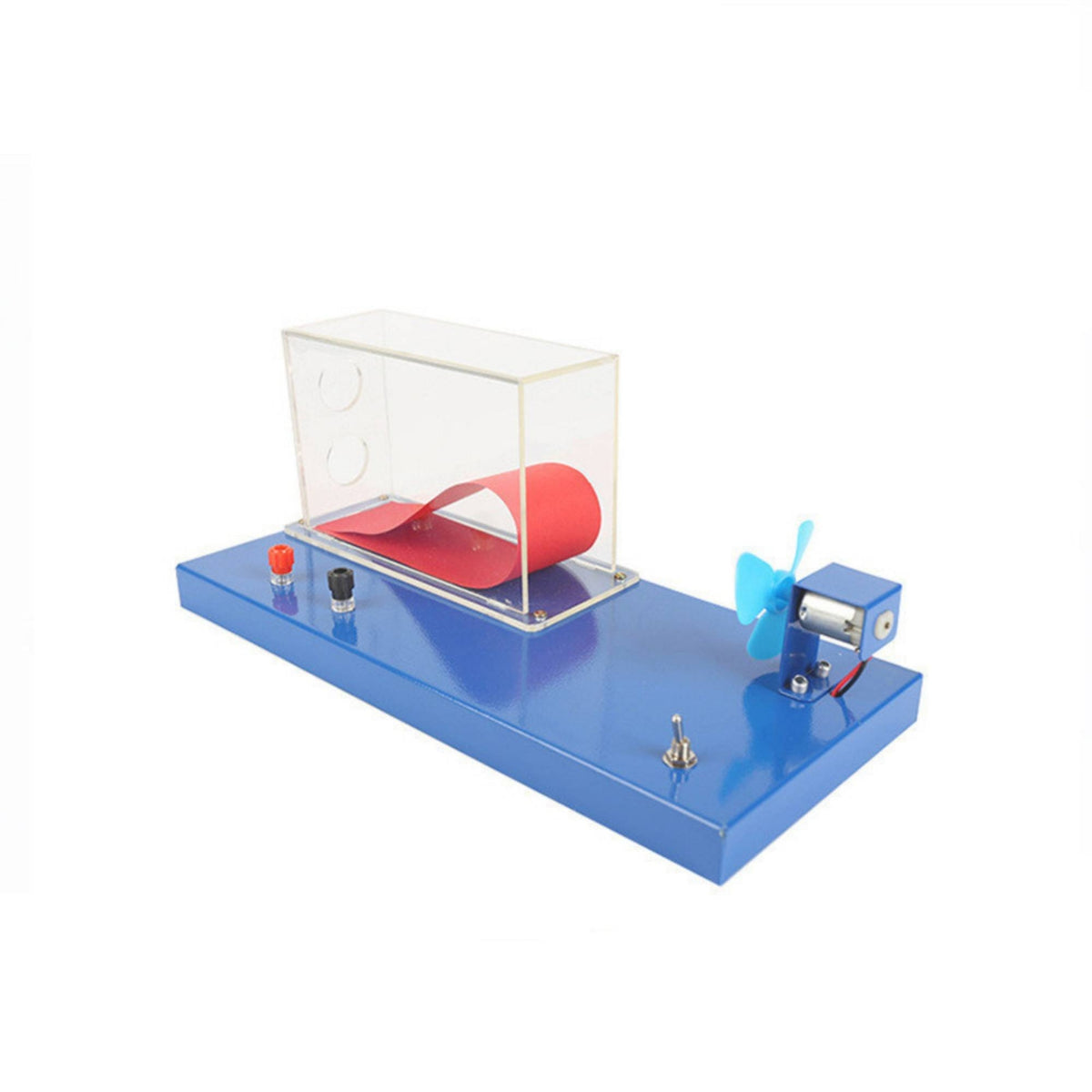 Wind Experiment Wing Lift Demonstrator Educational Aircraft Lift Principle Demonstrator Tabletop for Schools, Classroom