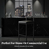 Bar Stool with Backrest Stable Structure Industrial Backrest Stool Heavy Duty