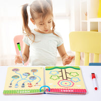 控笔训练本幼儿园可擦写纸趣味儿童早教入门基础练字宝宝练习卡
