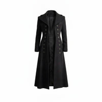 Double-Breasted Coat Tailored Long Coat Fit Overcoat for