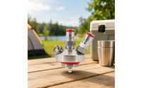Compact Keg Dispensing Fitting Multi-Port Dispensing Fitting with Threaded Fittings Sturdy Beer Keg Connector Easy to Install for Kegerator