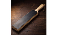 Stropping Board Ergonomic Leather Strop Versatile Strop with Handle for Hobbyists, Chefs, Woodcarving, Kitchen