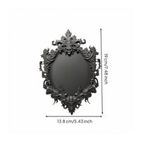 Oval Picture Frame Leaf Border Baroque Frame Carved Look Portrait Holder