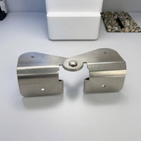 Aluminum Downspout Hinge Rust Resistant Home Drainage Hardware Two-leafLeaf
