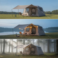 Waterproof Inflatable Tent Easy Setup Air Tent Rainproof Spacious for Campers, Outdoor Camping