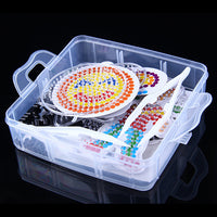 DIY Perler Beads Kit for Kids and Adults, 5mm Hama Beads Craft Set with Storage Box, Educational Puzzle Toy
