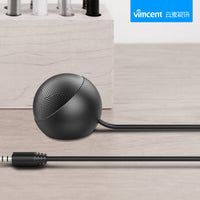 Omnidirectional Desktop Microphone for Live Streaming, Voice Chat, and Meetings - AUX/USB Connectivity