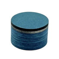2Pcs 14mm PU Leather Cue Tip Medium Hardness Multi-Layer Billiard Tip Holds Chalk Well Billiards Accessory