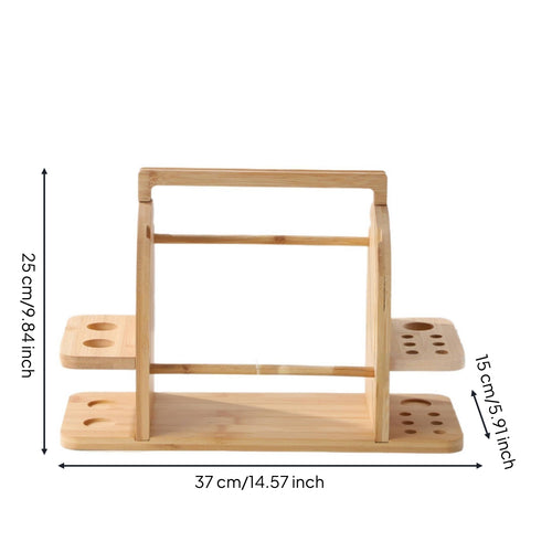 Wooden Yarn Stand Attachable Thread Dispenser Stand Tangle Tangle-Resistant