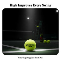 3 Balls Tennis Ball High Pressurized Tennis Balls Wear-Resistant for Competitive Athletes, Instructor Es, Tournaments, League Matches, Hard Courts