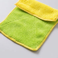 Microfibre Cloth Low Lint Cleaning Cloths, Microfibre Cloth 15cm x 25cm for Dishes, Uniform Pattern Machine Washable Tool for Kitchen Use