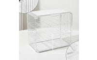 Figure Display Case Dustproof Acrylic Display Case Acrylic Storage Box Clear Showcase Layered for Collectors, Desk, Shelf