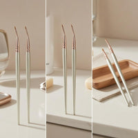 Angled Eyeliner and Concealer Brush Set for Detailed Eye Makeup