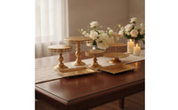 6 Pieces Three-Tier Stand Ornate Cake Display Stand Round for Weddings