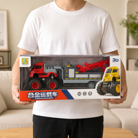 Tomica 1:43 Trailer Toy Alloy Mini Car Construction Vehicle Model 26.5cm Kids Birthday Gift