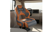 Marine Driver Seat Molded High Back Boat Seat Upholstered