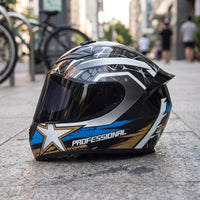 Full-Coverage Headgear | DOT Certified, Aerodynamic with Visor, for Street Riding