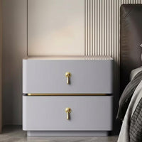 Light Luxury design 3-Drawer Bedside Table Modern Design 3-Drawer Chest Sturdy Construction Nightstand space-saving Size for Homeowners, Apartment Dwellers, Interior Decorators, Guest Room, Small Spaces, Hallway