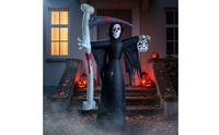 Freestanding Inflatable Grim Reaper Oversized Grim Reaper with Harvesting Blade Outdoor Gothic for Yard, Garden, Party
