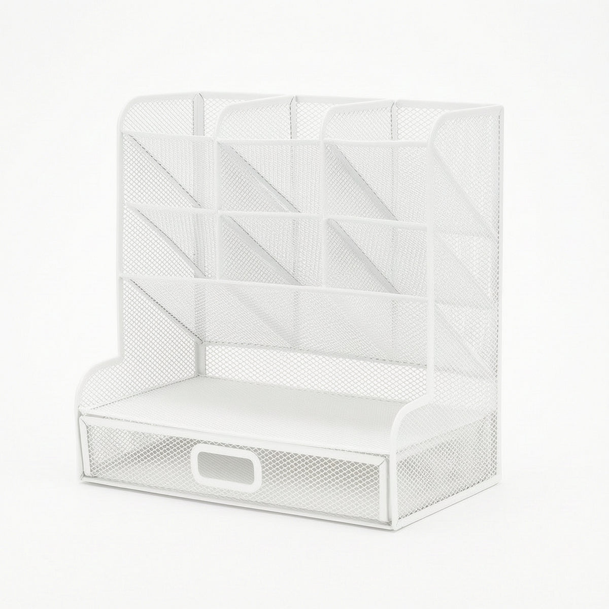 Desk Organizer with Pen Holder and Drawer Compact for Professionals, Students