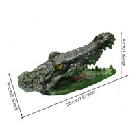 Floating Head gapingMouth Head Decoration Textured for Ponds
