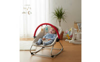 Infant Bouncer Toy Arch Wooden Beads Infant Seat Activity Bar Googly Eyes for Infants
