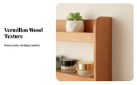 Multi-Tier Wooden Organizer Easy Reach Multi-Level Wall Organizer for Students