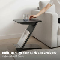 Z-Shaped Magazine Table Space-Saving Household Furniture Multi-Functional