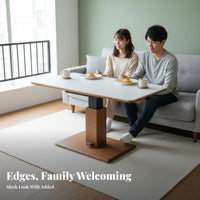 elevateTop Coffee Table Height Adjustable Transformable Coffee Desk Modern Aesthetic Sturdy Construction for Students