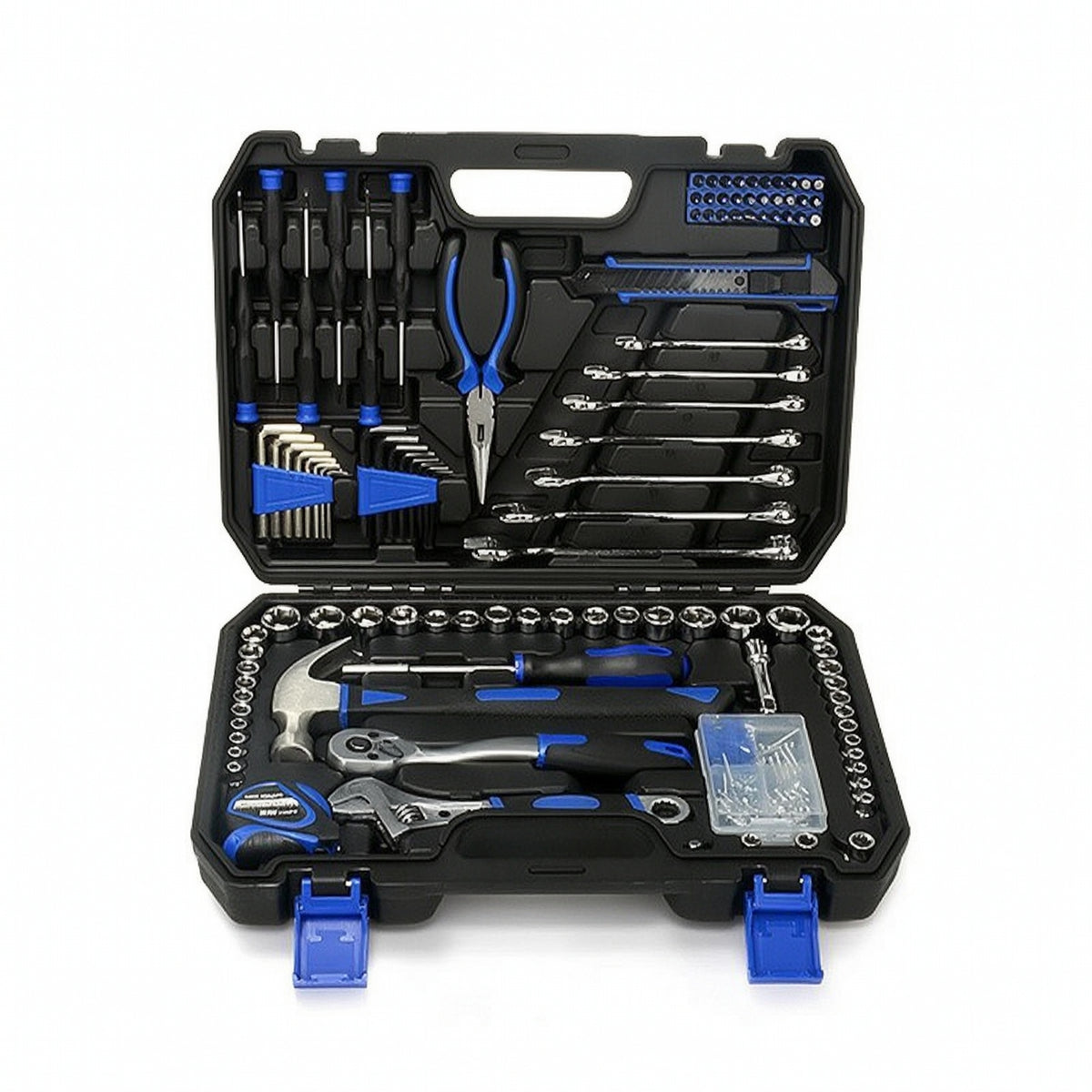 Home Repair Tool Kit Handy Tool Kit with Case Heavy Duty for Garage, Homeowners