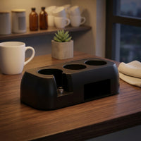 Coffee Machine Holder Organizer Espresso Accessory Portafilter Tamping Base Storage Drawer ABS Material Suitable for Office Coffee Shop