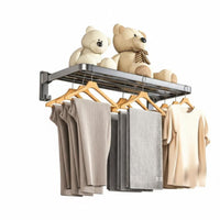 Foldable Wall Hanger Drillno-drill Installation for Closet, Apartment Dwellers