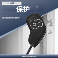 磁吸高尔夫铁杆头保护套 PU防水皮革杆头套 大数字标识高尔夫配件