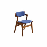 Upholstered Wooden Leg Chair Nordic design Home Seating Retro Design sturdy Wood Frame for Homeowners, Adults, Kitchen, Bedroom