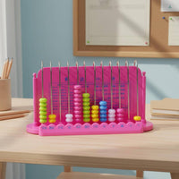 Early Education Children's Abacus Intelligence Enlightenment Student Counting Frame Colorful Design Math Slide Ruler Glide and Safe for Kindergarteners, Homeschooling