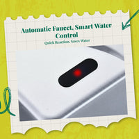 Contactless Infrared Wall-Mounted Bathroom Faucet