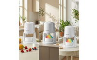 Compact Ice Shaver Machine with Ice Molds Low-Noise Electric Snow Cone Machine Single-Button for Families