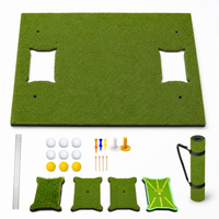 Hitting Mat 1.5m x 1.2m Artificial Turf Indoor Outdoor Practice Driving Range