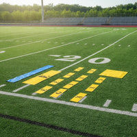 Detachable Linemen Splits Marker Set Coated Linemen Splits Marker with Letter Strips Portable Weather-Resistant for Coaches