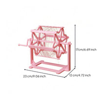 Silkworm Cocoon Reeler Exposed Lattice Tabletop Silk Reeler Pink