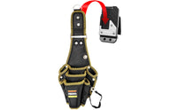 Hands Free Electrician Tool Pouch Wear Resistant Quick Release Tool Pouch Waterproof Hardware Storage Rotatable Design for Electricians, Worksite, Repair Work, Construction
