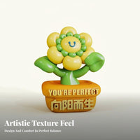 Flame-Shaped Statue Cream theme Aesthetic House Decoration Soothing Decor