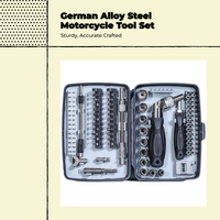 Portable motorcycle ratchet set
