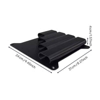 Zip Tie Storage Rack Sturdy Plastic Wall Mounted Zip Tie Rack Pre Drilled Holes
