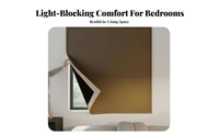 press-on-adhering light-blocking Curtain Light Blocking Sun Shade Protection for Apartment