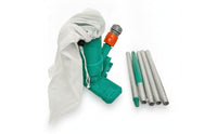 Pool Vacuum with Aluminum Pole Compact Underwater Cleaner Efficient for Hot Tubs